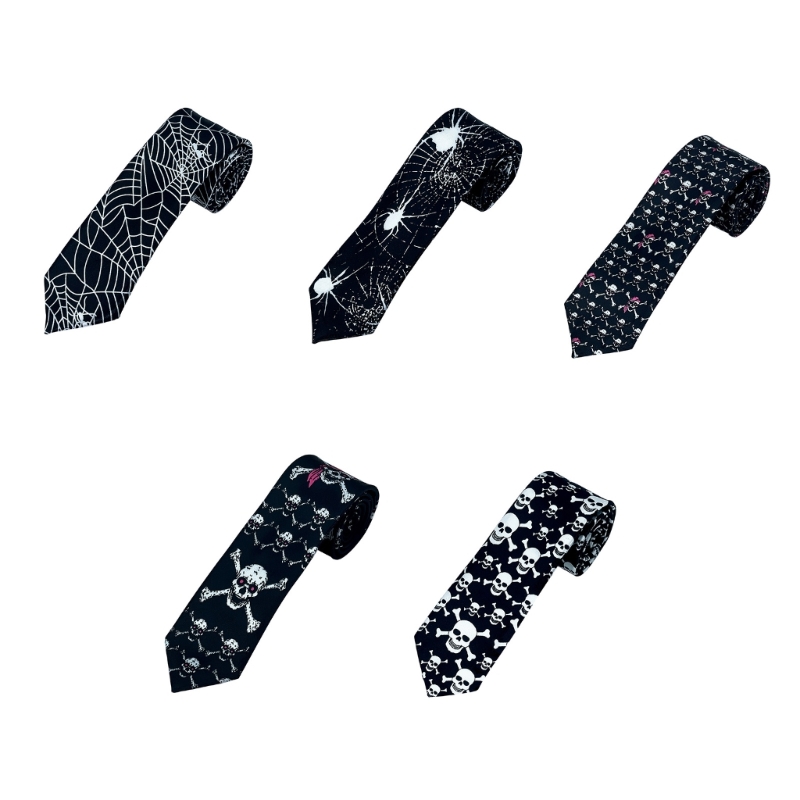 Women'S Holiday Formal Wear - Corbata N0PE para Halloween con estampado