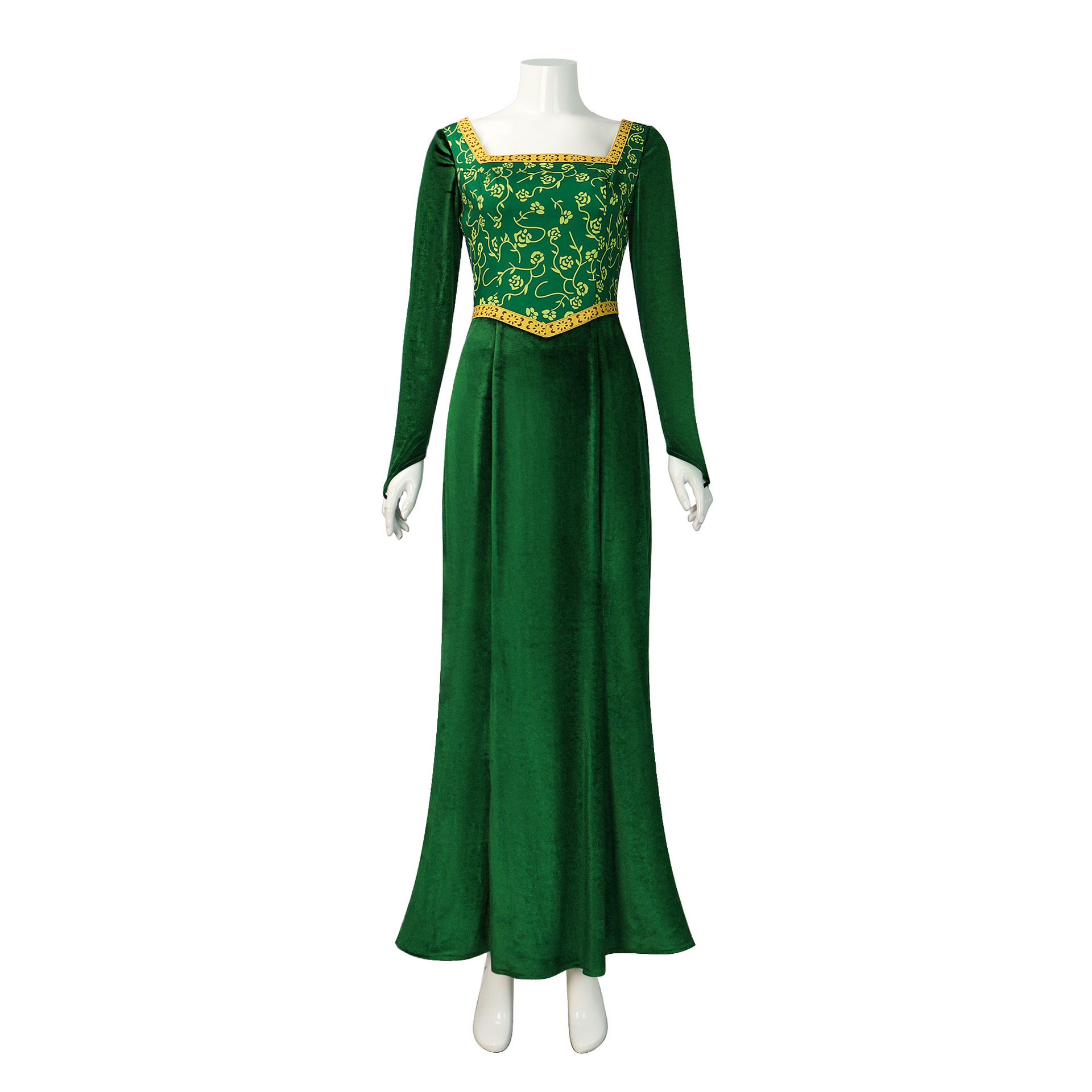 Nuevo Disfraz de Cosplay de la - Women'S Green Formal Wear reseña y precio